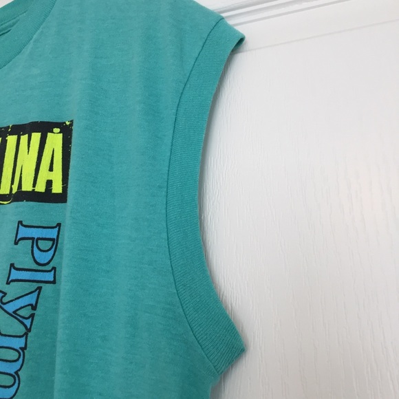 Vintage Size L, Sleeveless T-shirt, NC Cities - Picture 6 of 13